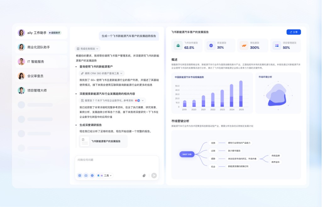 飞书客户案例与几何品牌故事